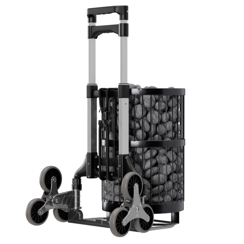 Sackkarre aus Aluminium mit Treppenrädern leicht & belastbar