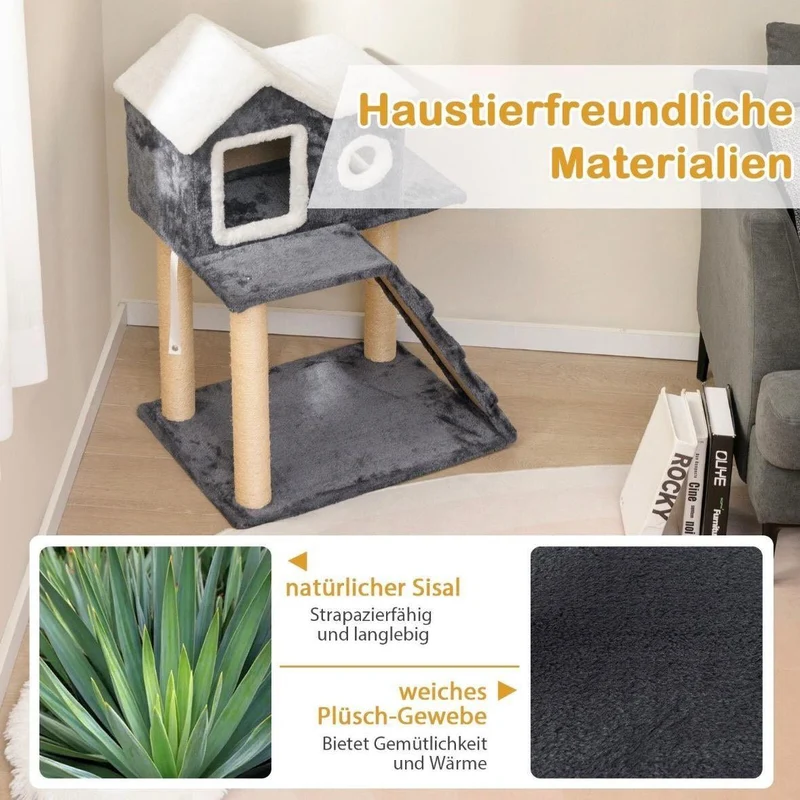 Kompakter Kratzbaum Katzenbaum Katze Haustiere