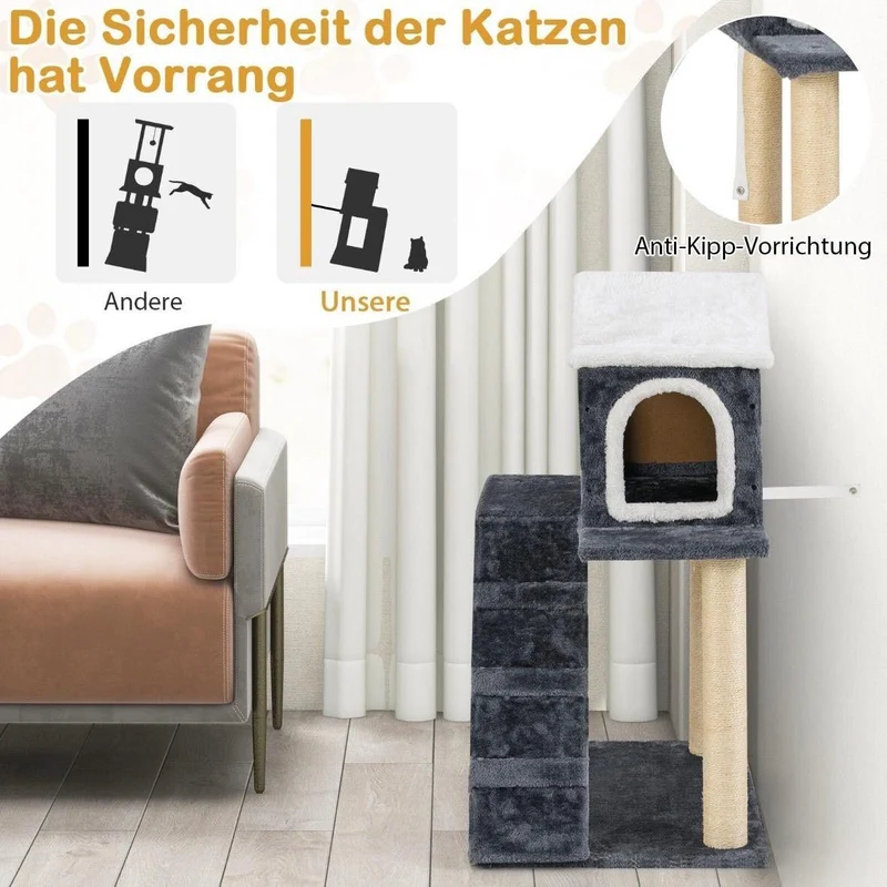 Kompakter Kratzbaum Katzenbaum Katze Haustiere