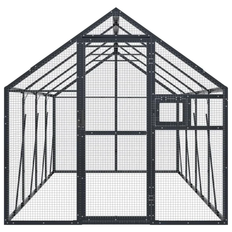 Alu-Voliere Vogelvoliere Vogelhaus 4x1,79m Voliere