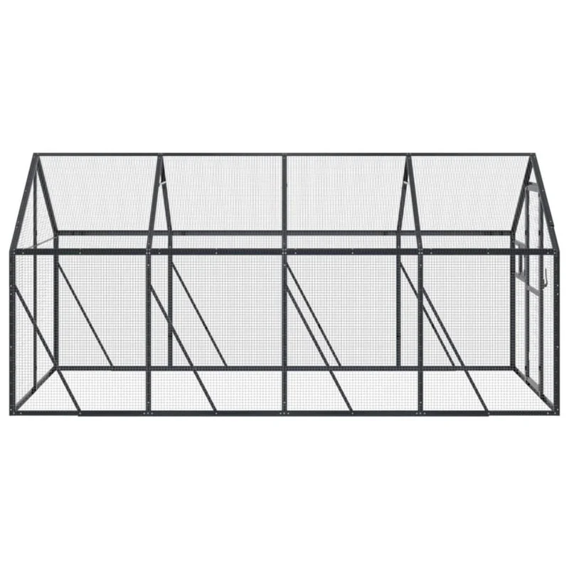 Alu-Voliere Vogelvoliere Vogelhaus 4x1,79m Voliere