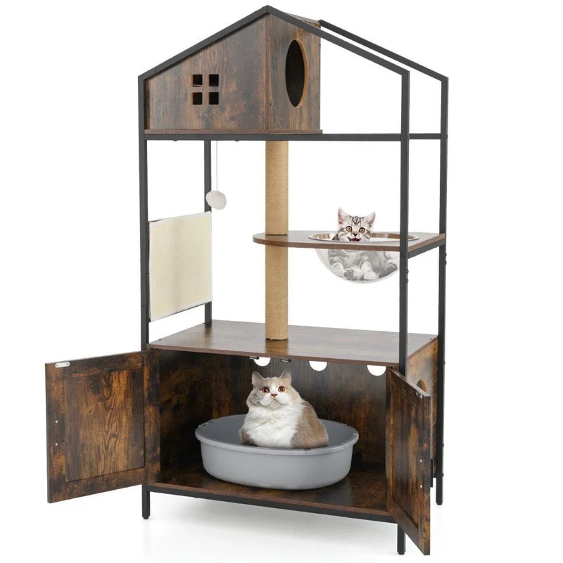 Kratzbaum Katzenschrank Katzenklo Katzenmöbel