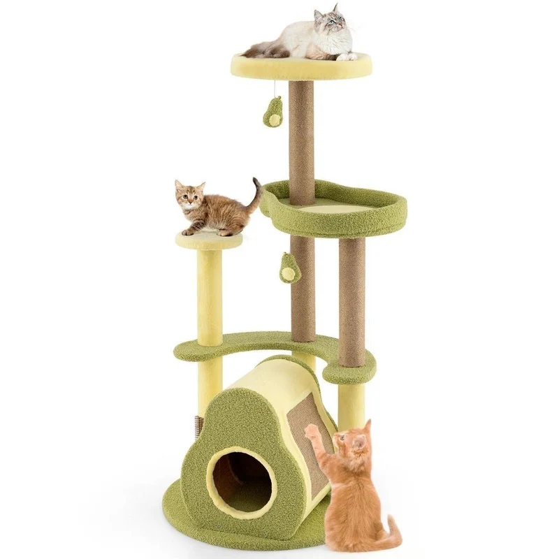Mehrstöckiger Kratzbaum Katzenhaus Avocadodesign Haustiere