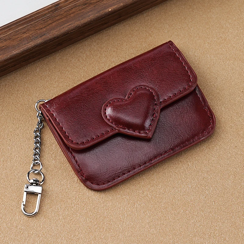 Herz-verzierte Clutch Geldbörse