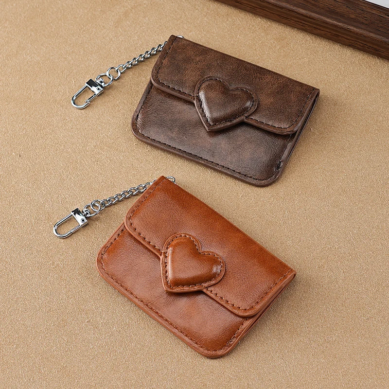 Herz-verzierte Clutch Geldbörse