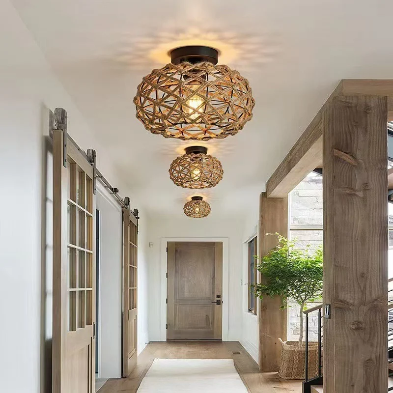 Moderne Bohemian Trommel Deckenleuchte