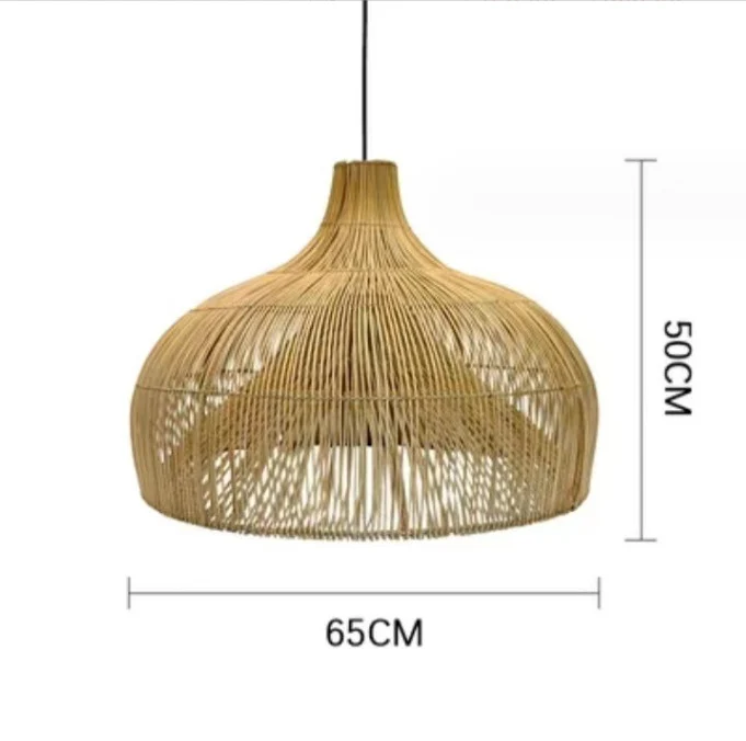 Handgefertigte Geflochtene Rattan Pendelleuchte