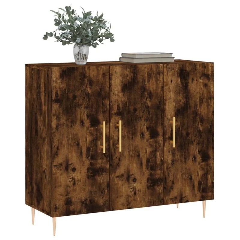 Sideboard im Altholz-Look mit Metallbeinen 90cm