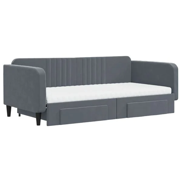 Tagesbett 100×200cm Matratze Bettkasten Schubladen Bett