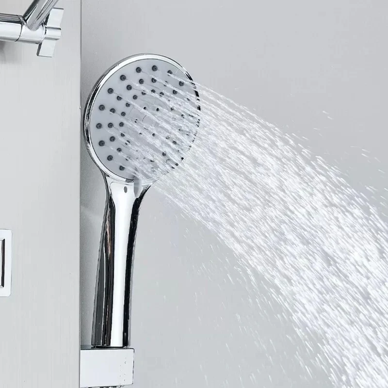 Edelstahl Duschpaneel mit Regendusche & Massagejets