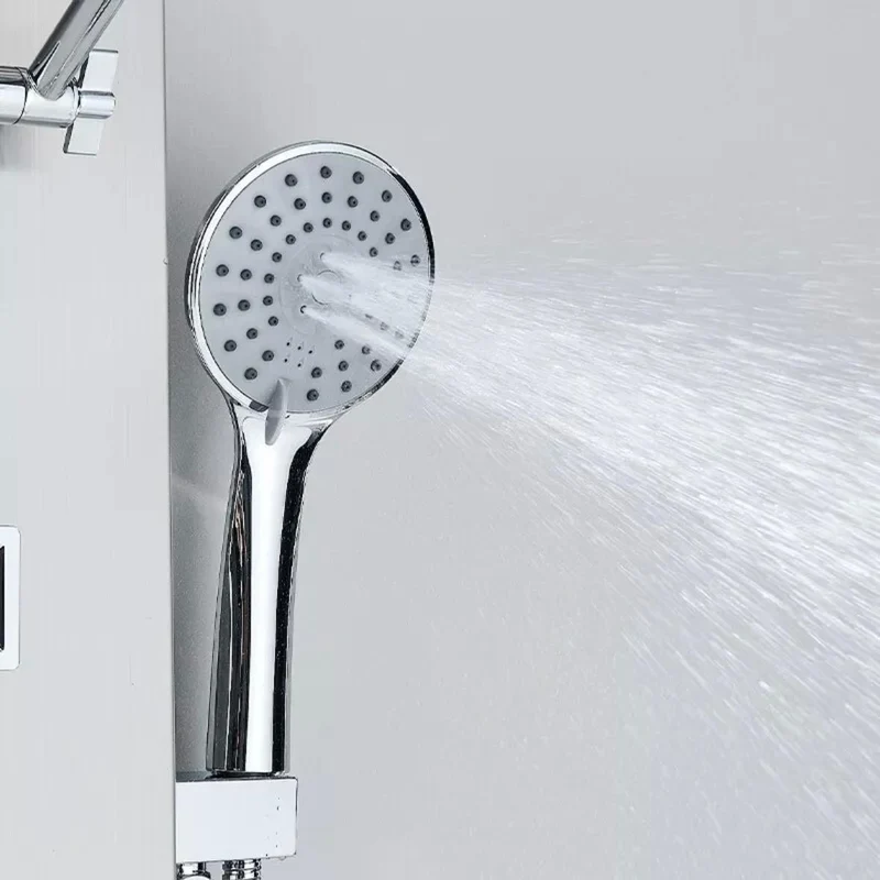 Edelstahl Duschpaneel mit Regendusche & Massagejets