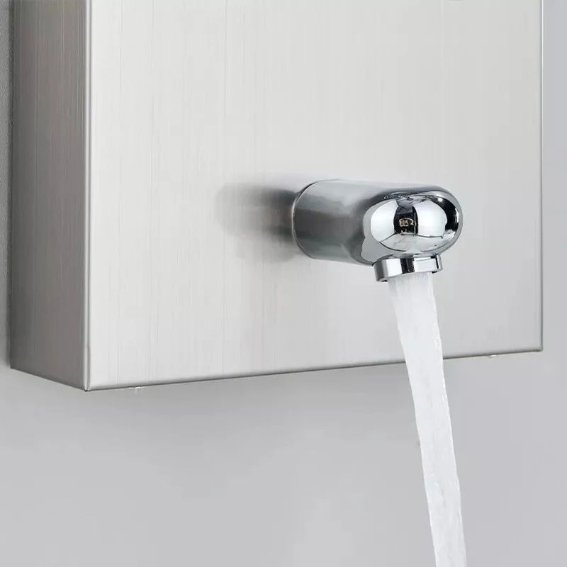Edelstahl Duschpaneel mit Regendusche & Massagejets