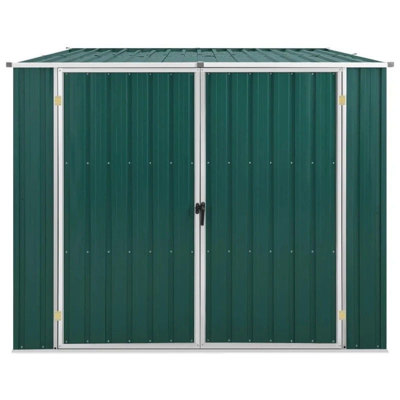 Metall-Gerätehaus mit Doppeltür Wetterfester Gartenschuppen