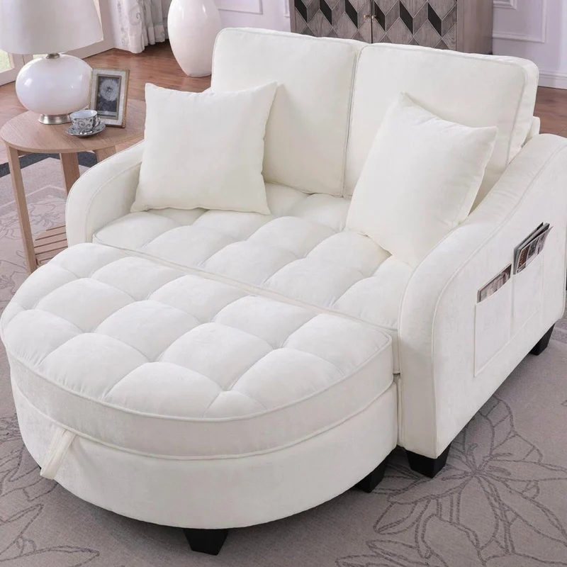 Modulares Schlafsofa 2in1 mit Schlaffunktion Beige