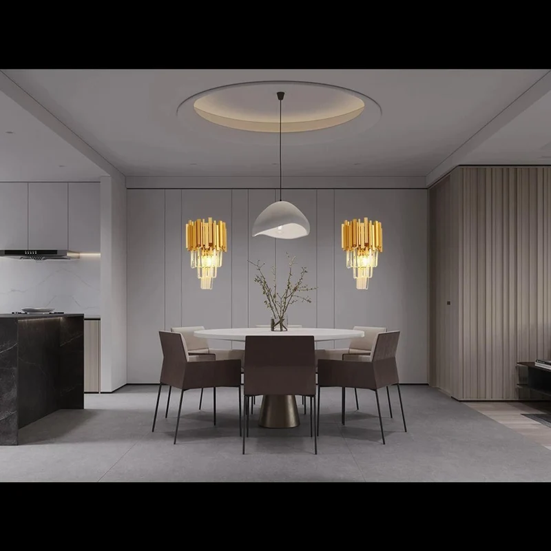 Kristall Wandleuchte Gold LED 40W Modern