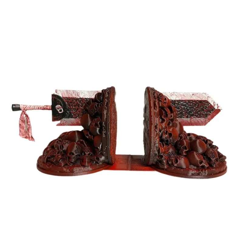 Skanto | Berserk Buchstützen Dragon Slayer Harz Handwerk Studie Kunst Dekorative Ornament Home Schreibtisch Bücherregal T4z7