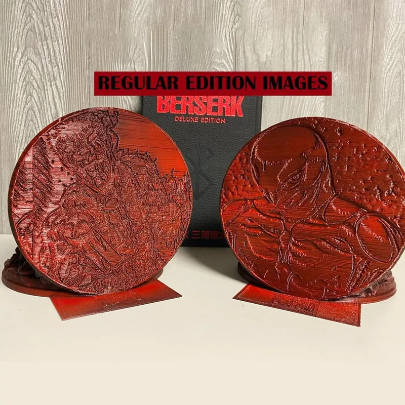 Skanto | Berserk Buchstützen Dragon Slayer Harz Handwerk Studie Kunst Dekorative Ornament Home Schreibtisch Bücherregal T4z7