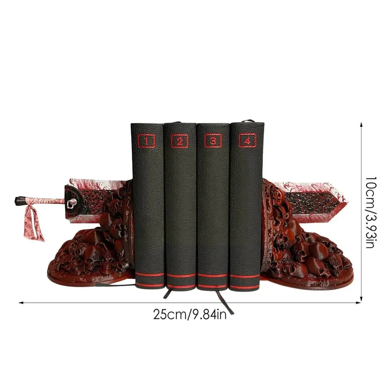 Skanto | Berserk Buchstützen Dragon Slayer Harz Handwerk Studie Kunst Dekorative Ornament Home Schreibtisch Bücherregal T4z7