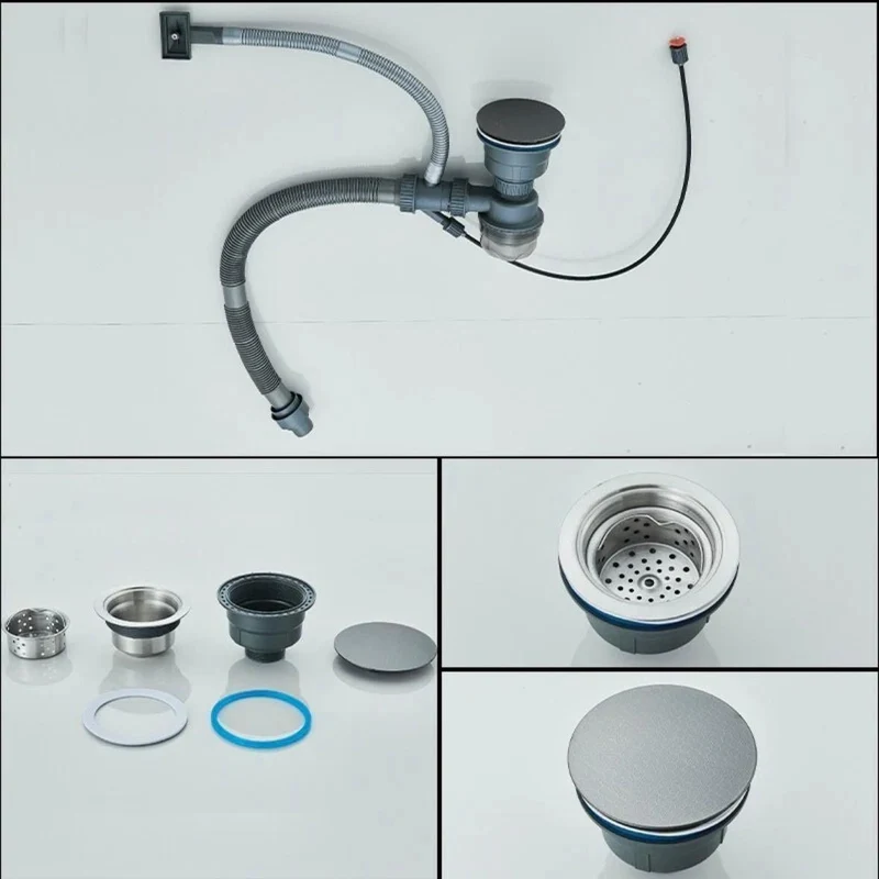 Edelstahl Einbauspüle mit Wasserfall Armatur 75×45 cm