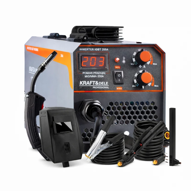 4in1 Inverter Schweißgerät MIG MAG FLUX MMA TIG 200A