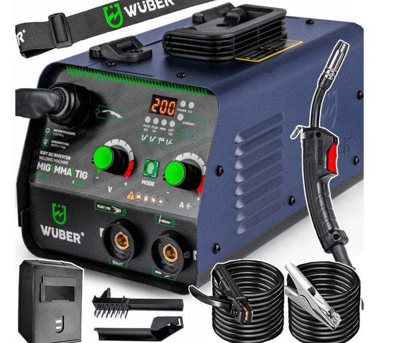 3in1 Inverter Schweißgerät MIG FLUX MMA TIG 200A