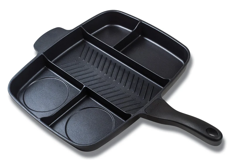 Multi Sectional Divided Skillet