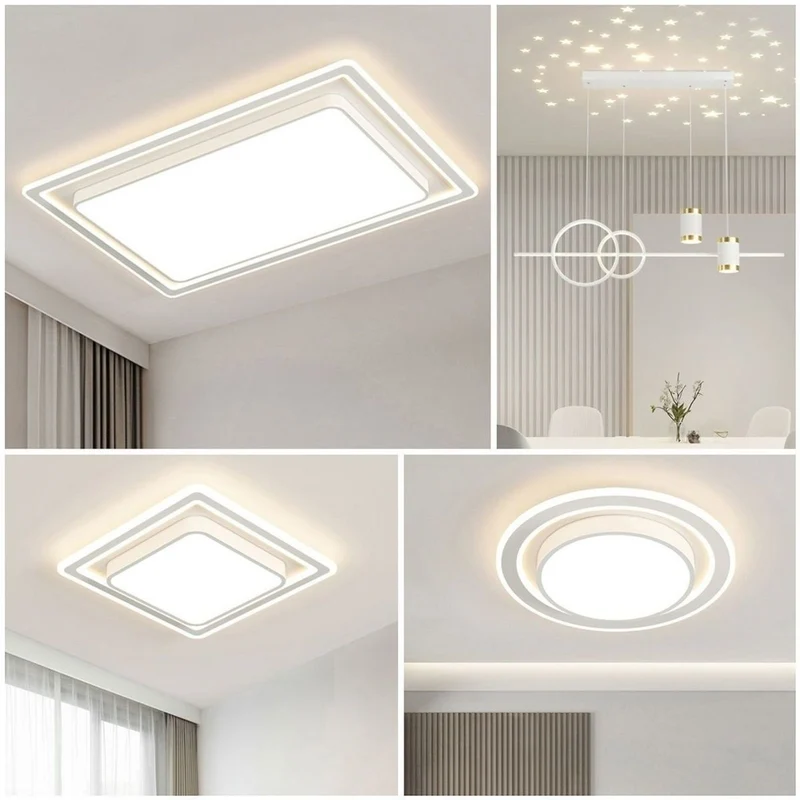 Moderne geometrische LED-Deckenleuchte