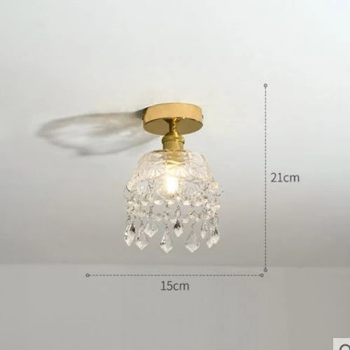 Vintage Glas Flush Mount Licht