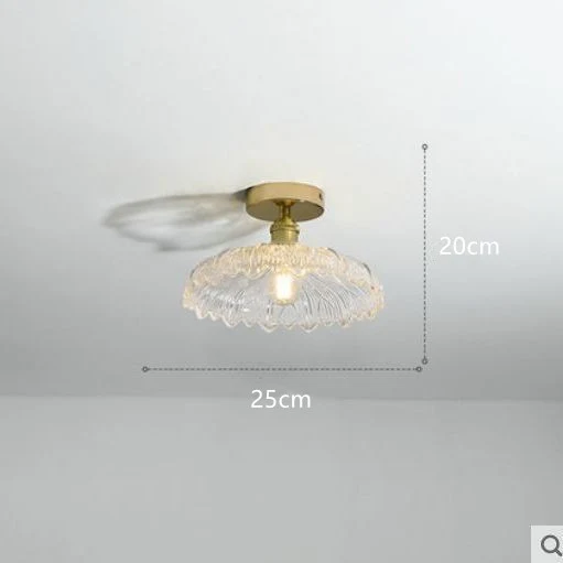 Vintage Glas Flush Mount Licht