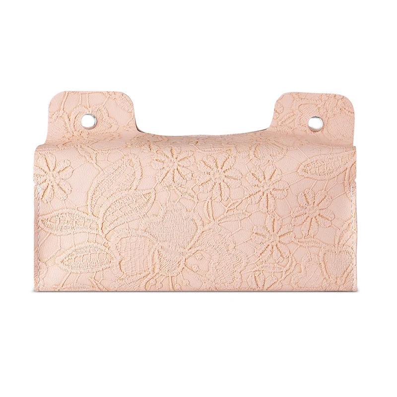 Elegante florale Spitzen-Taschentuchboxabdeckung