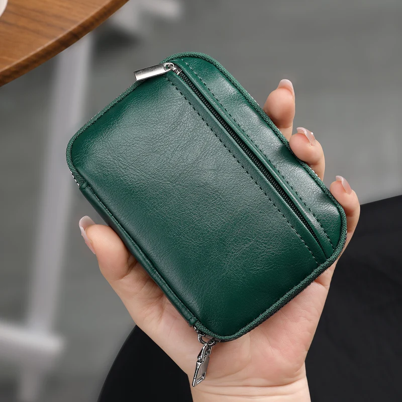 Premium Leder Münzbeutel