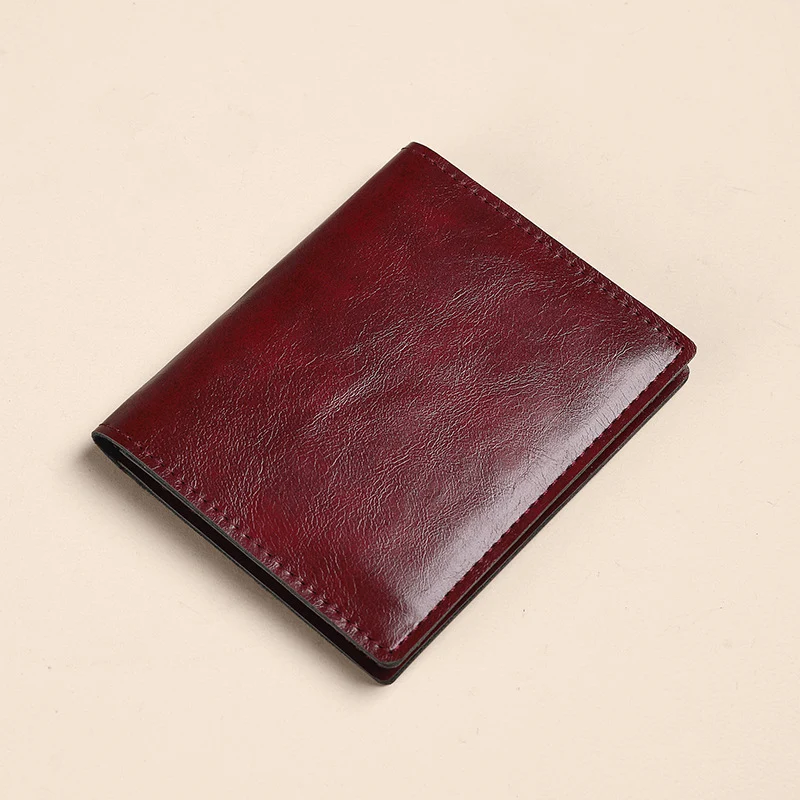 Premium Leder Bi-Fold Geldbörse