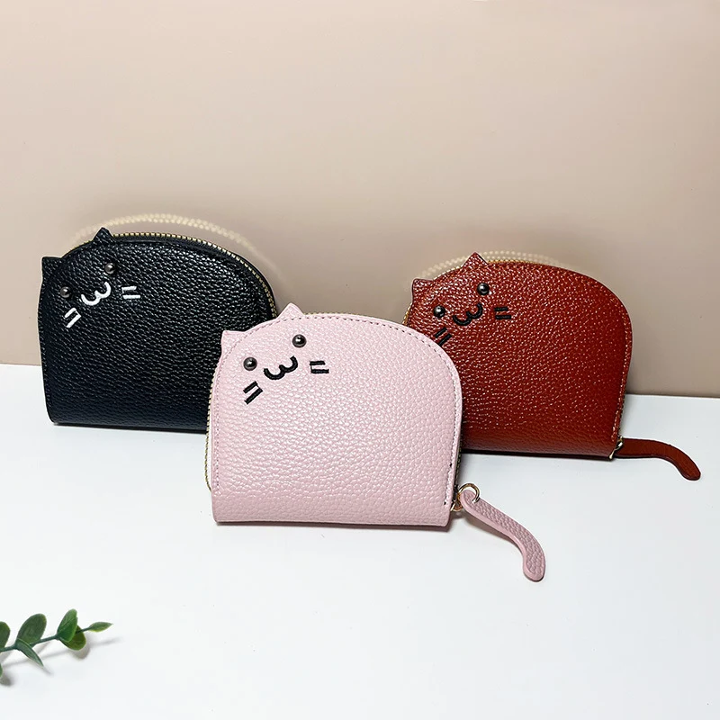 Niedliche Katzen-Themen-Münztasche