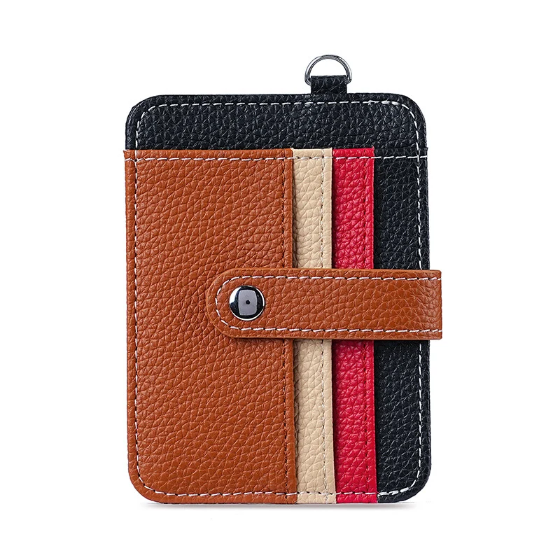 Strukturierte Multi-Taschen-Kartenbörse