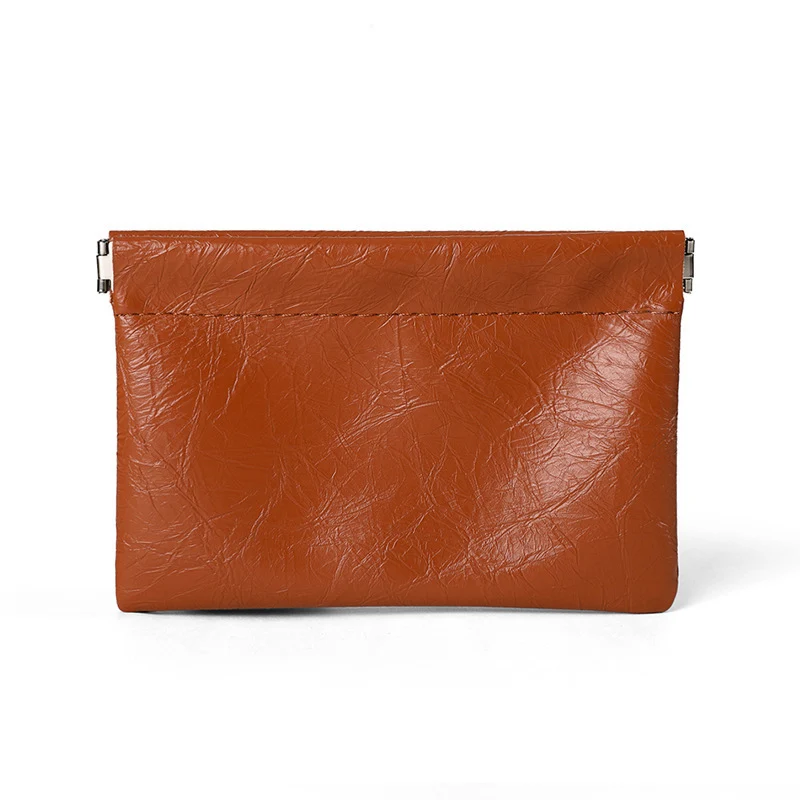 Texturierte Leder-Tasche