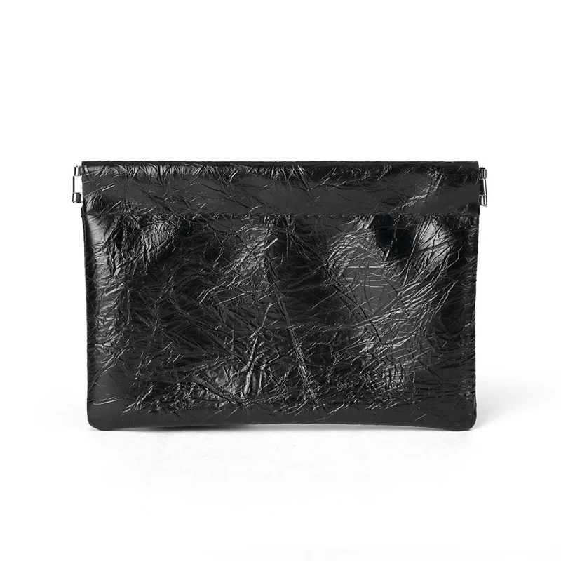 Texturierte Leder-Tasche