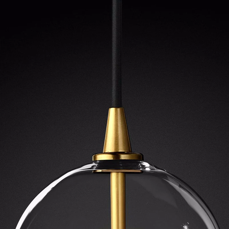 Stylische Glas Pendelleuchte