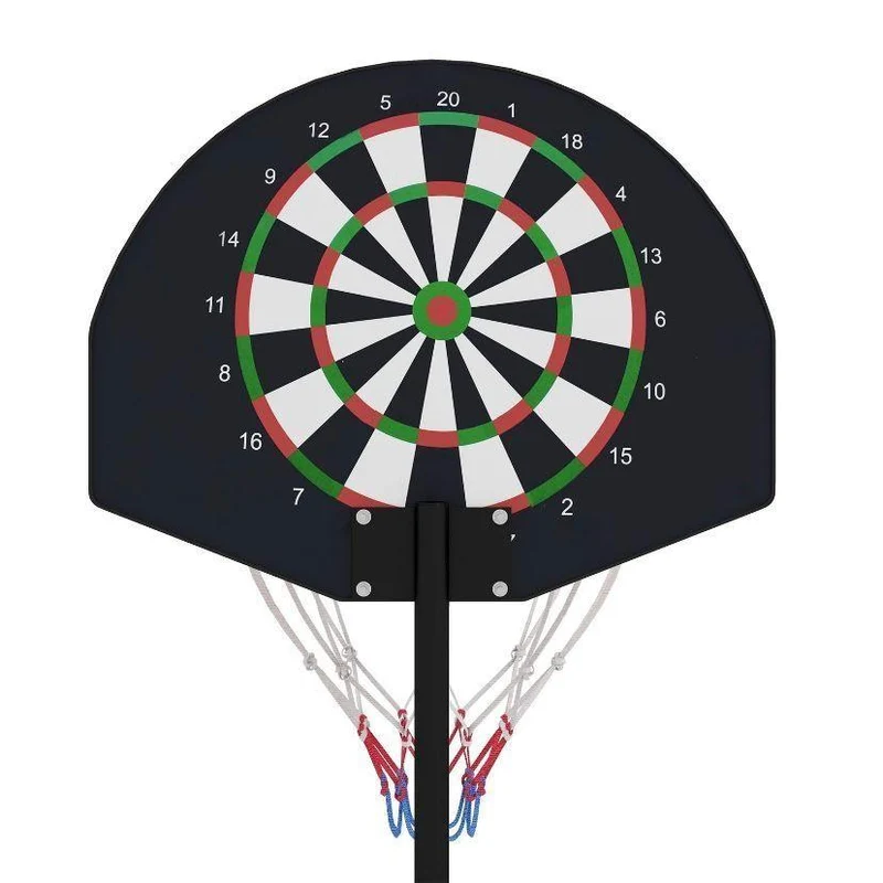 Basketballkorb mit Ständer & Dartscheibe