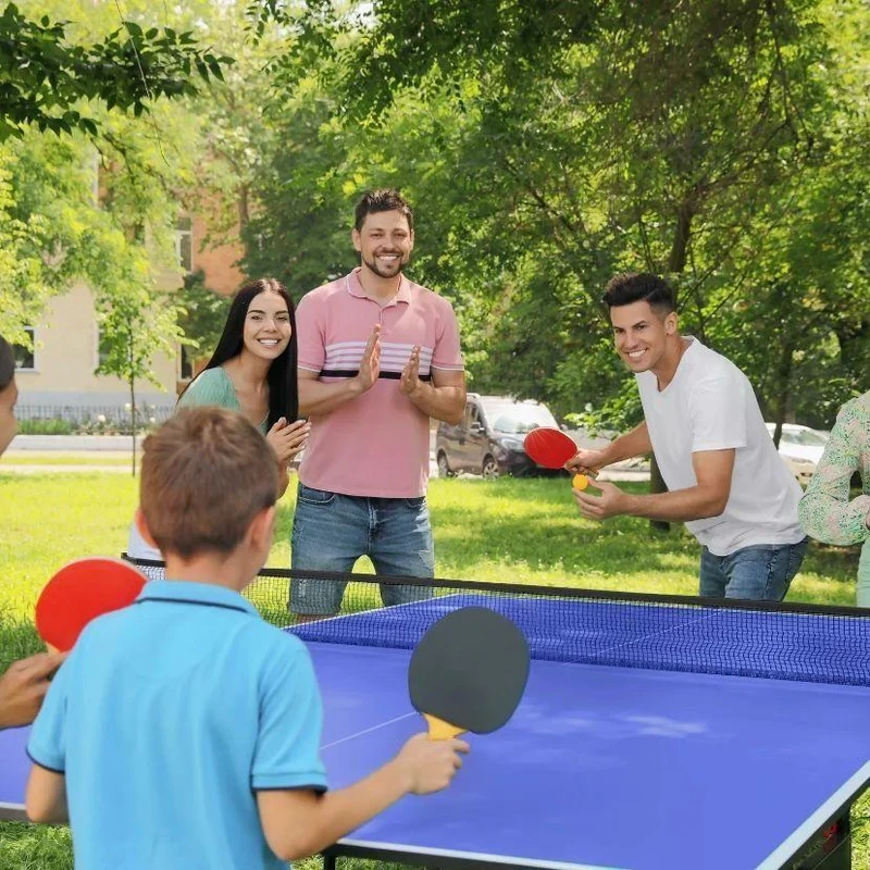 Klappbare Tischtennisplatte platzsparend inkl. Zubehör