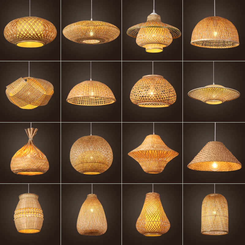 Woven Bamboo Deckenlampe