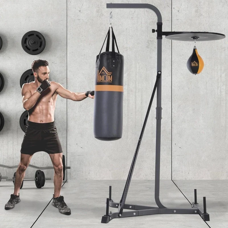 2in1 Boxständer mit Boxsack & Punchingball