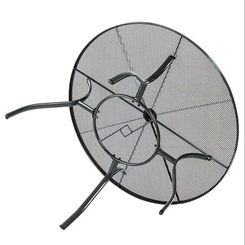 Runder Gartentisch aus Metall robust & wetterfest