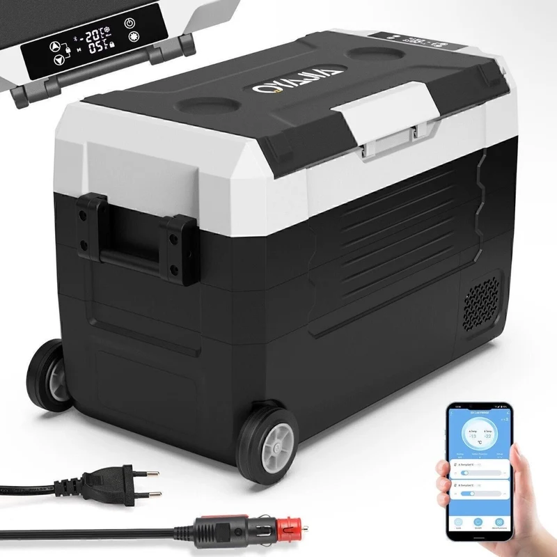 Kompressor-Kühlbox 55L Dual-Zone mit App-Steuerung