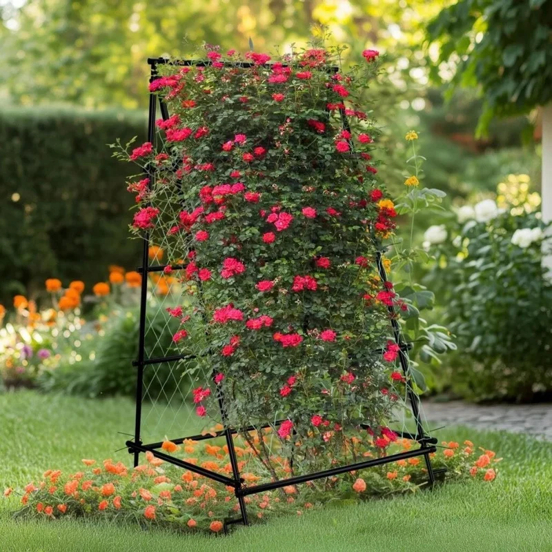 Gartenspalier A-Rahmen Rankhilfe Metall 176cm