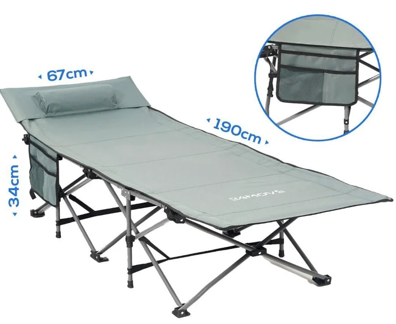 Faltbares Feldbett ideal für Camping und Gäste