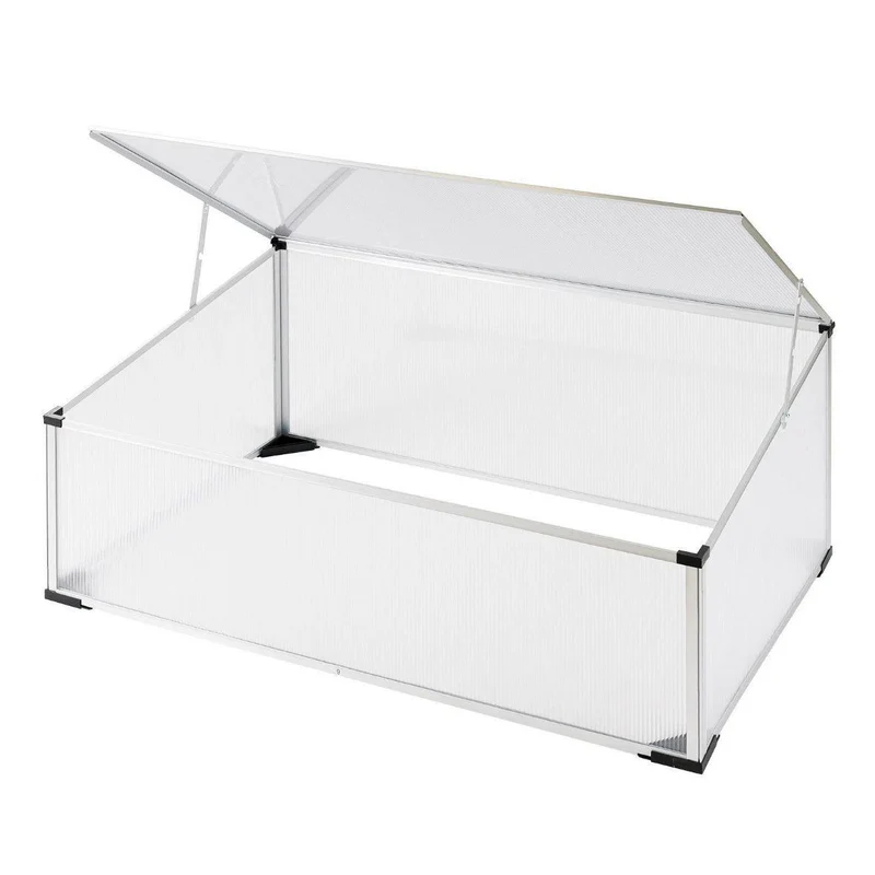 Kompaktes Frühbeet mit Aluminiumrahmen & UV-Schutz