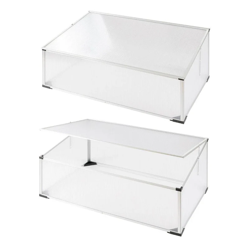 Kompaktes Frühbeet mit Aluminiumrahmen & UV-Schutz