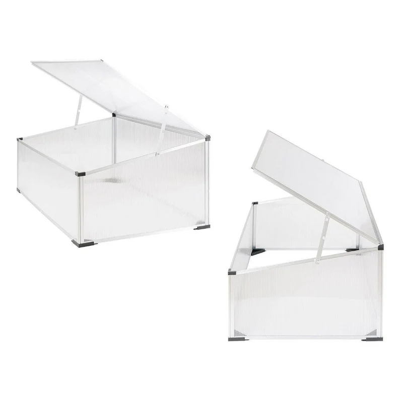 Kompaktes Frühbeet mit Aluminiumrahmen & UV-Schutz