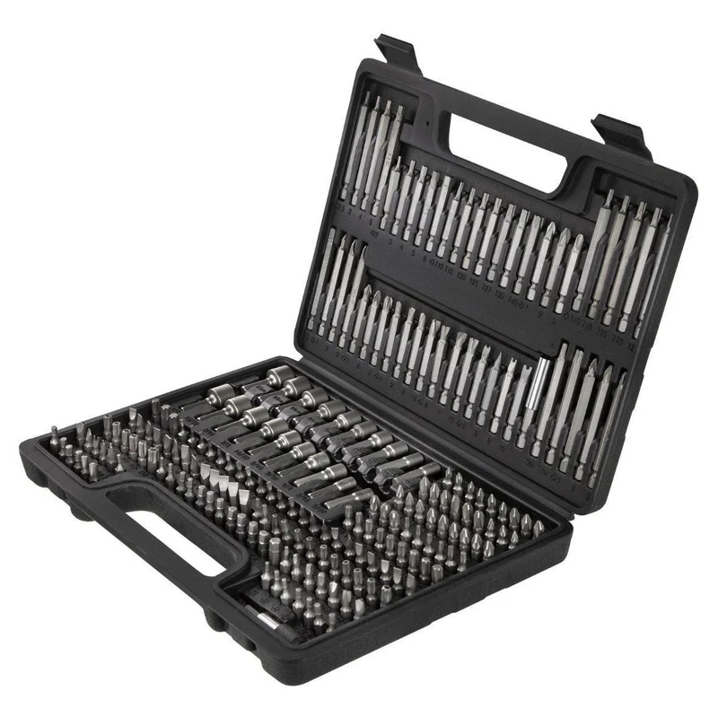 208tlg Bit-Satz aus Chrom-Vanadium-Stahl im Systemkoffer