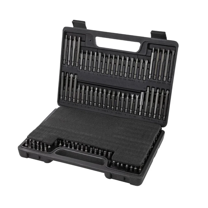 208tlg Bit-Satz aus Chrom-Vanadium-Stahl im Systemkoffer